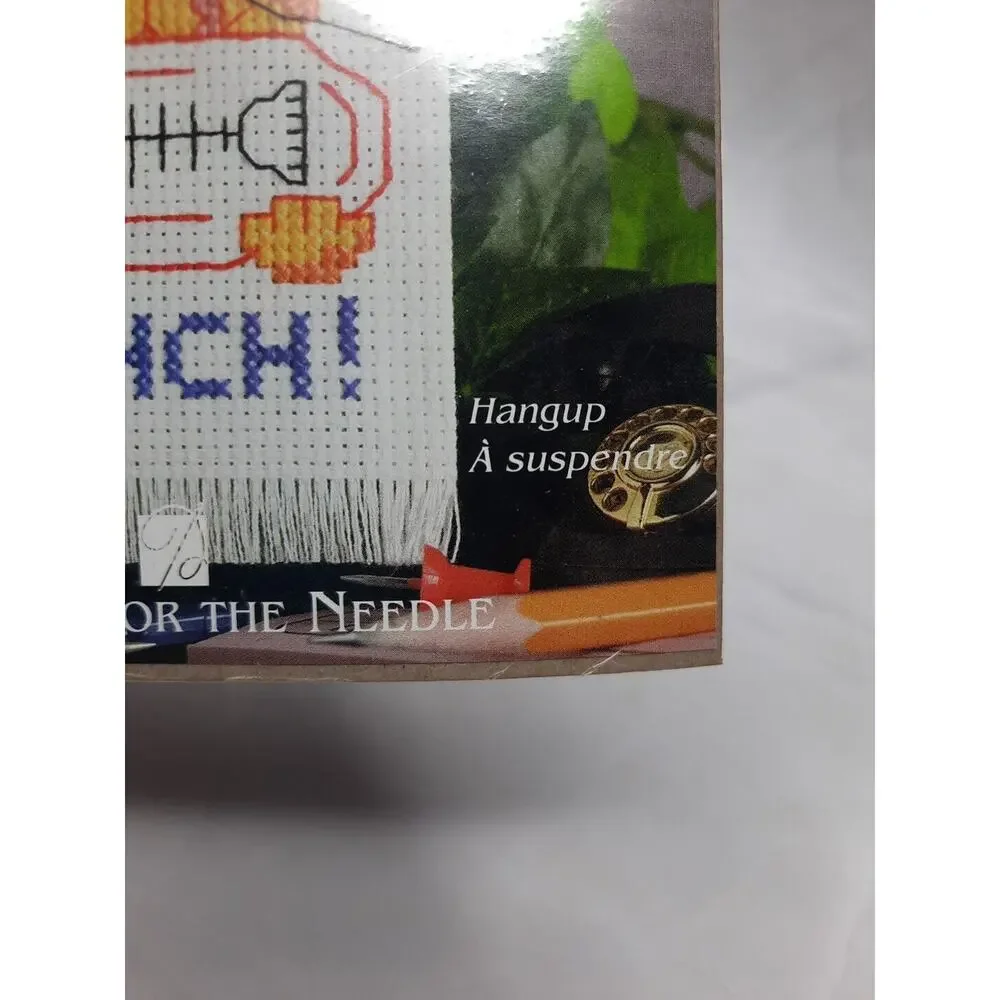 Vintage Designs For The Needle Learn to Cross Stitch Kit Lets Do Lunch Hangup